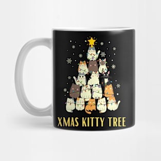 Xmas Kitty Tree Mug